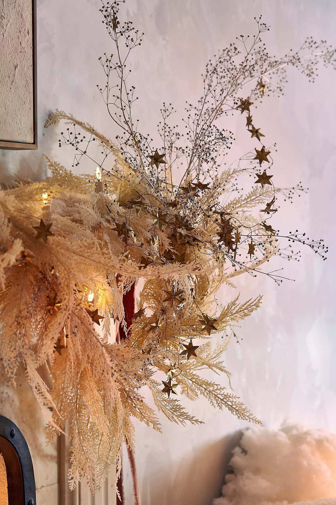 Iron Celestial Star Garland | Anthropologie (US)