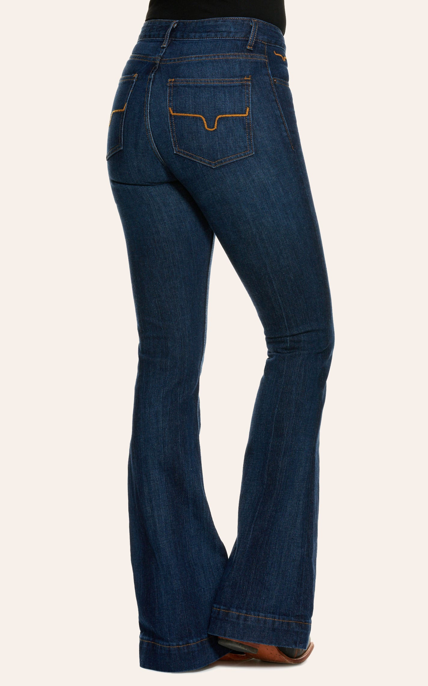 Kimes Ranch Jennifer Dark Wash Super Flare Jeans - 12x32 - From Cavender's - Women's | Cavender's