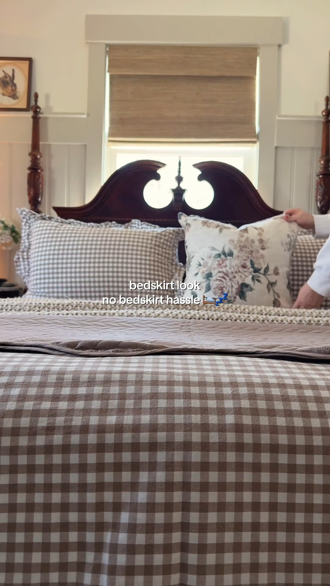 The look of a bed skirt, without the hassle of one !  #bedding #bedroomdecor #cozybedding #cottagecoreasthetic 

#LTKgrwm #LTKdayinmylife #LTKHome