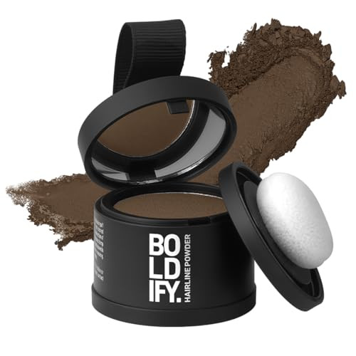 BOLDIFY Hairline Powder - Root Touch Up Hair Color for Gray Coverage - Bald Spot Concealing Hair ... | Amazon (US)