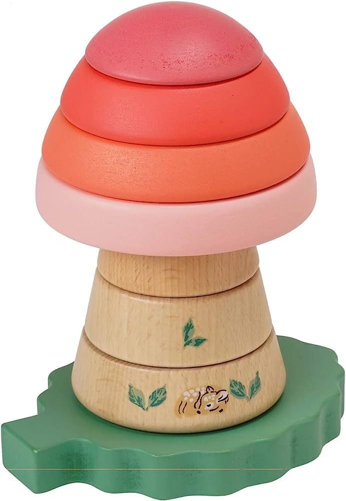 Manhattan Toy Folklore Fun-gi Magnetic Wooden Toadstool Shaped Stacking Toy for Babies 12 Months ... | Amazon (US)