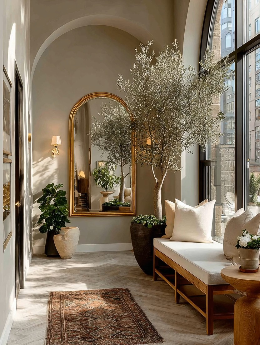 In feng shui, energy (chi) is always entering your home… but the key is making sure it stays.

A simple, intentional setup like this can completely shift the energy of your space.

Start with a gold-framed mirror to reflect light and expand the room. Pair it with a grounding olive tree to anchor the energy and bring calm, natural balance. Finish with a beautiful planter in black or white to tie everything together.

One important tip: avoid placing the mirror directly facing the entrance—this can send the energy right back out.

This is how you create a home that feels calm, welcoming, and beautifully aligned.

We’ve curated multiple gold mirrors, olive trees, and planters for you—linked in this edit.

#fengshui #entrywaydecor #homedecor #intentionalliving 

 #LTKHome