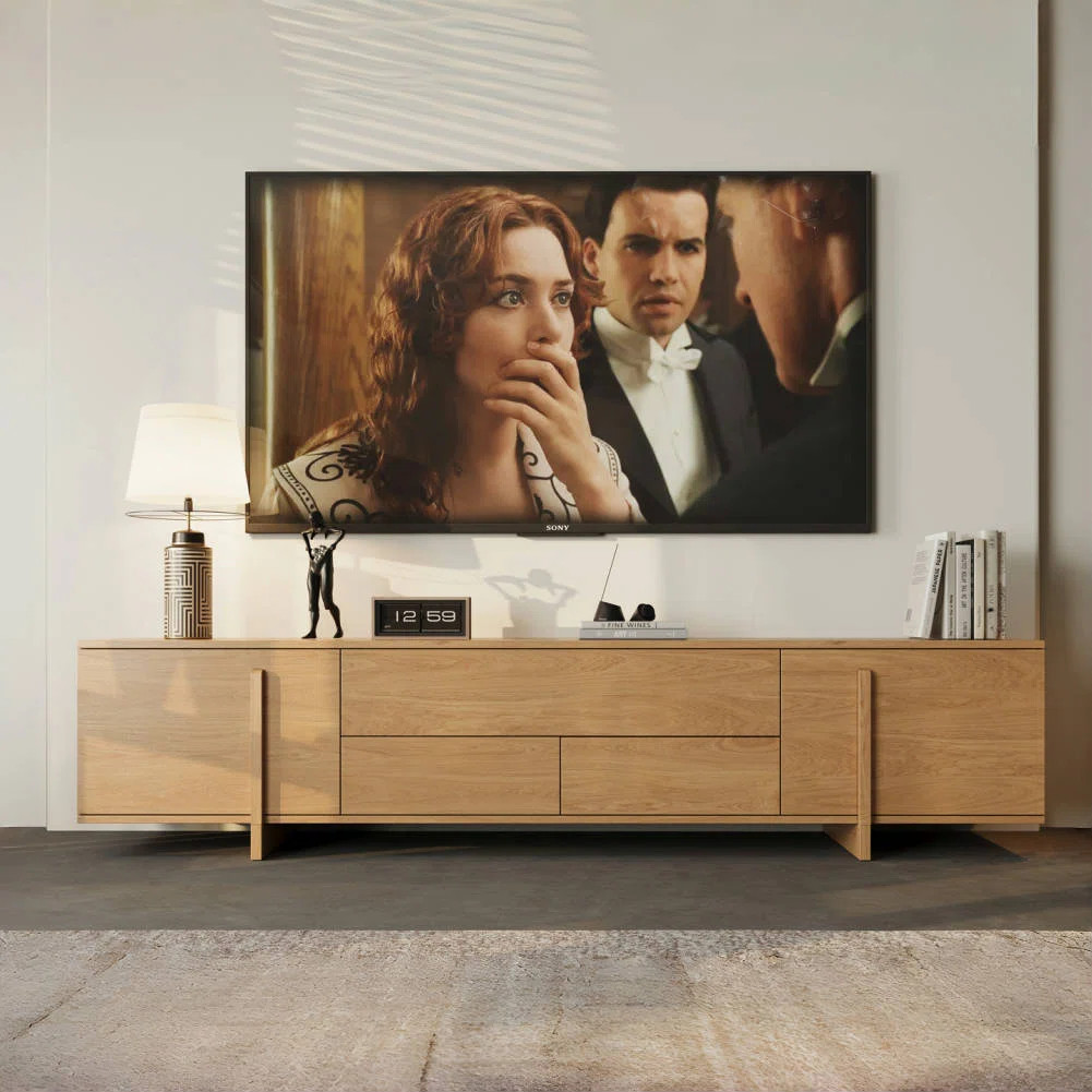 Modern and Simple Design Solid Wood TV Cabinet | Wayfair North America