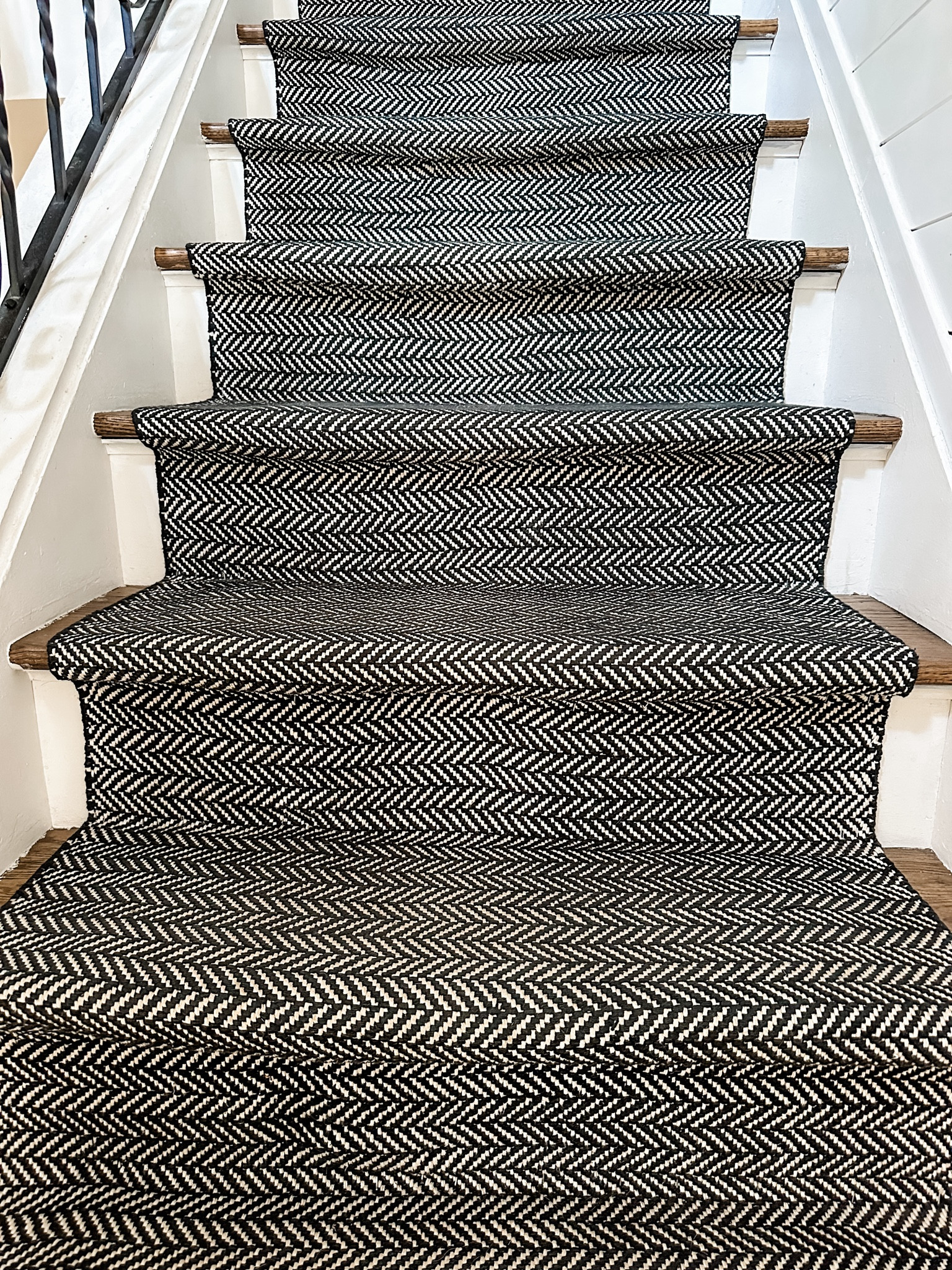 My DIY stair runner. It’s cotton and I love it. It’s lasted us 3 years with minimal adjustments needed  

#LTKKids #LTKHome #LTKFamily