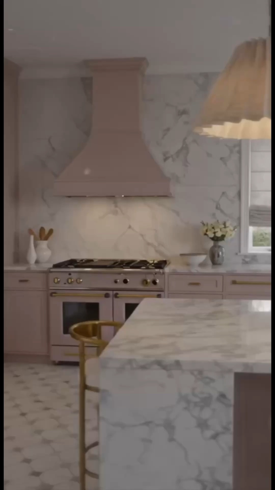 Thinking about a kitchen refresh for summer? Soft blush tones paired with marble slab backsplash and warm brass details make this kitchen feel fresh, elegant, and effortlessly inviting. From the sleek modern farmhouse sink and brass faucet to the layered Roman shades, beautiful tile detailing, and marble countertop, every element brings a soft modern chic feeling into the space. A refined take on the modern farmhouse look — warm, elevated, and designed for everyday living.

#kitchenstyle #modernkitchen #farmhousesink #brassfaucet #marblebacksplash #romanshades #kitchendesign #modernfarmhouse #marbleslab #kitcheninspo #blushkitchen #kitchendetails #luxurykitchen #tiledesign #kitchenstyling #countertopdesign #interiordesign #kitchenremodel #modernchic #kitchenmoment

#LTKHome #LTKdayinmylife #LTKvlog