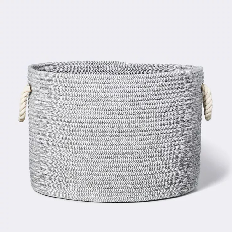 Large Round Coiled Rope Basket - Cloud Island™ | Target