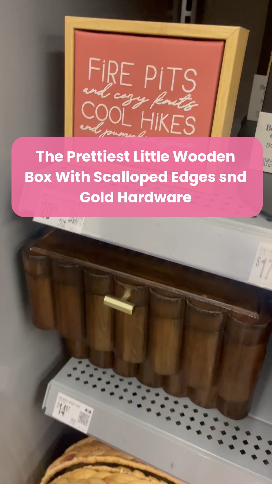 This could make a sweet Valentine’s Day gift.  Fill it with candy or jewelry 🤪 or even daily love notes.  Or grab it for around the home.  This pretty little wooden box with decorative scalloped edges is perfect for storing loose items like keys and remotes that would otherwise just be laying around making a space feel not quite as tidy as when you can throw them into a pretty wooden box! Shop this along with some of my other recent pretty finds at Walmart 💖

#LTKHome #LTKOver40 #LTKValentine