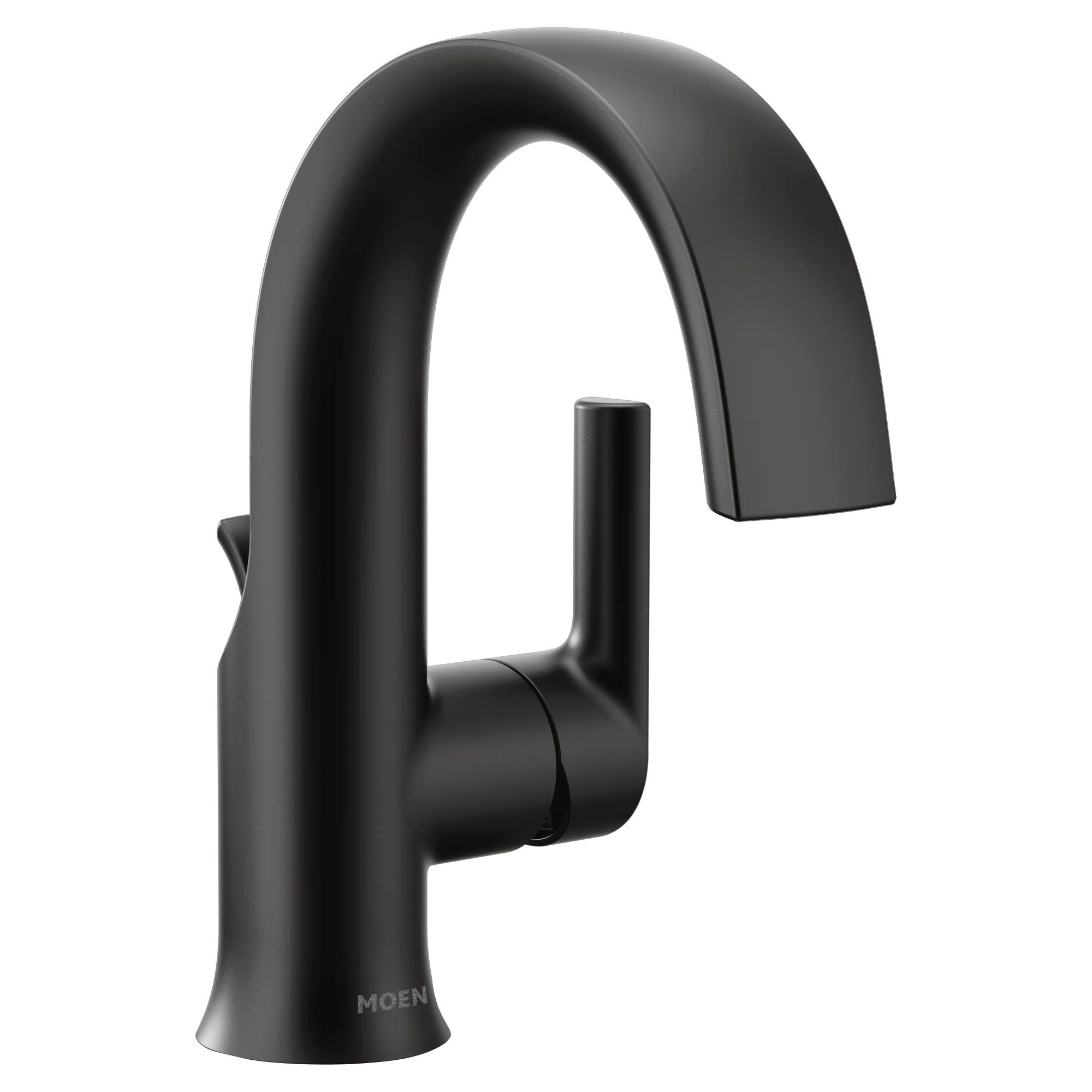 Doux Single Hole Bathroom Faucet with Drain Assembly S6910BL | Wayfair North America