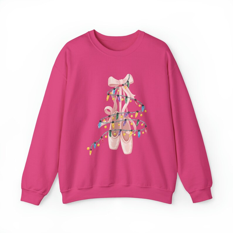 Pink Christmas Sweater, Ballet Christmas, Ballet Sweatshirt, Nutcracker, Gift for Women, Pink Chr... | Etsy (US)