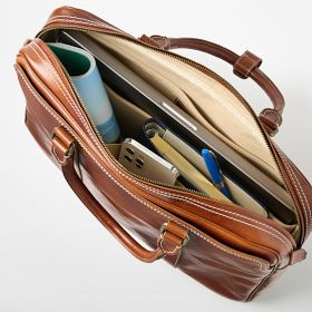 Marco Italian Leather Briefcase | Mark and Graham