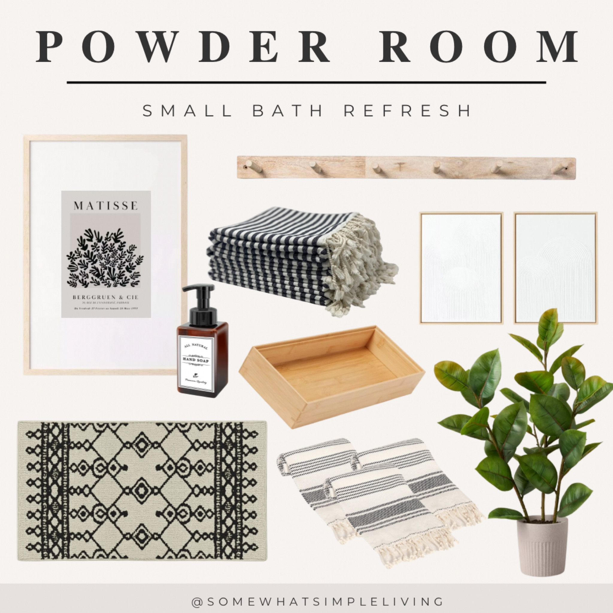 Swapping artwork and upgrading linens is sometimes all you need to make your bathroom look amazing! 

#LTKhome