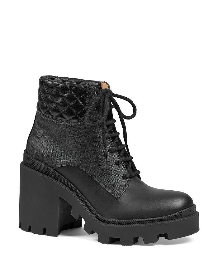 Women's GG Platform High Block Heel Ankle Boots | Bloomingdale's (US)
