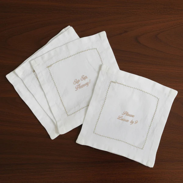 Cheeky Cocktail Napkin Set of 4 | Kassatex