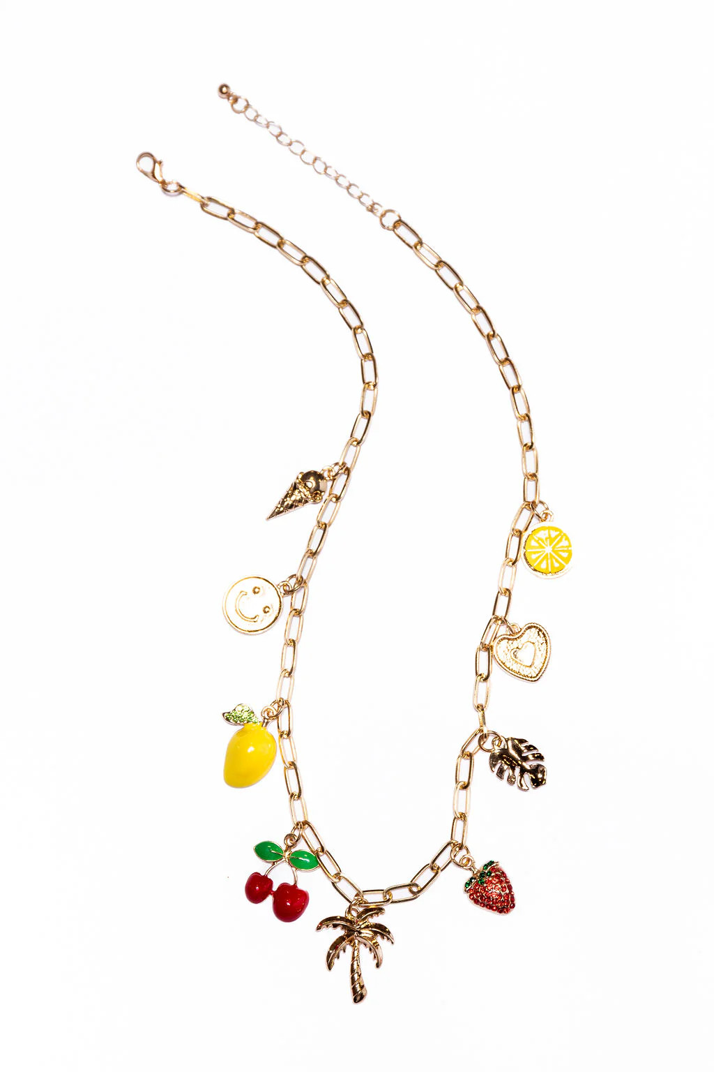 Fruit Charm Necklace | Pink Lily