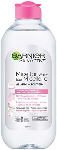 Garnier SkinActive Micellar Cleansing Water, For All Skin Types, 13.5 Fl Oz | Amazon (US)