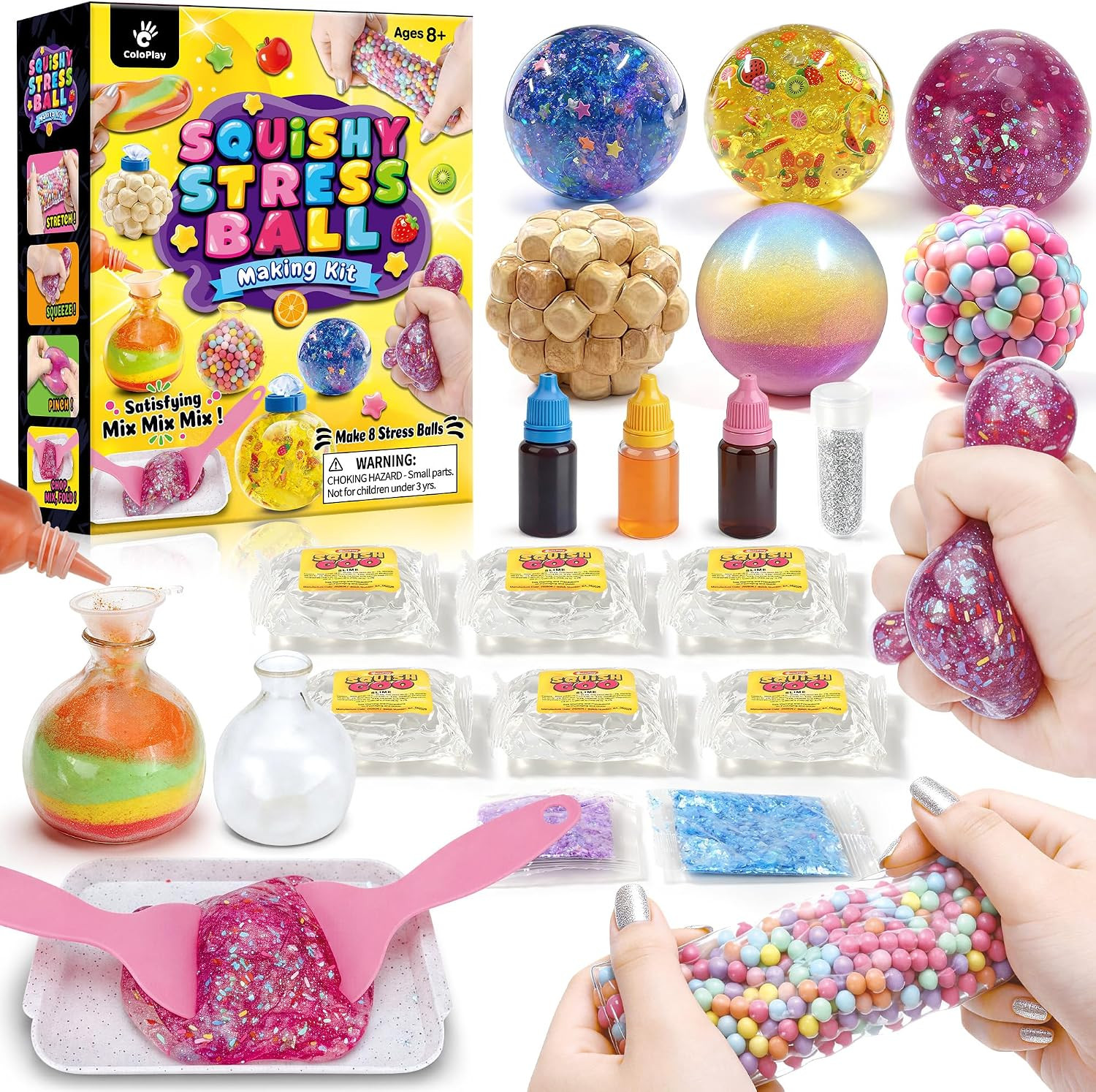 Make Your Own Taba Squishy Kit - DIY Squishy Making Kit with 8 Molds | Amazon (US)