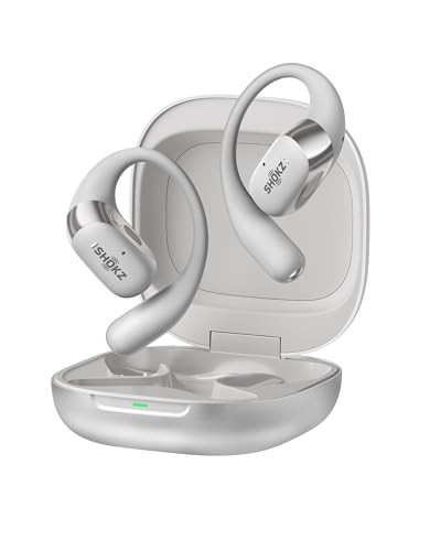 SHOKZ OpenFit 2+ Open-Ear Earbuds, Grey, Dolby Audio,Wireless Charging | Amazon (US)