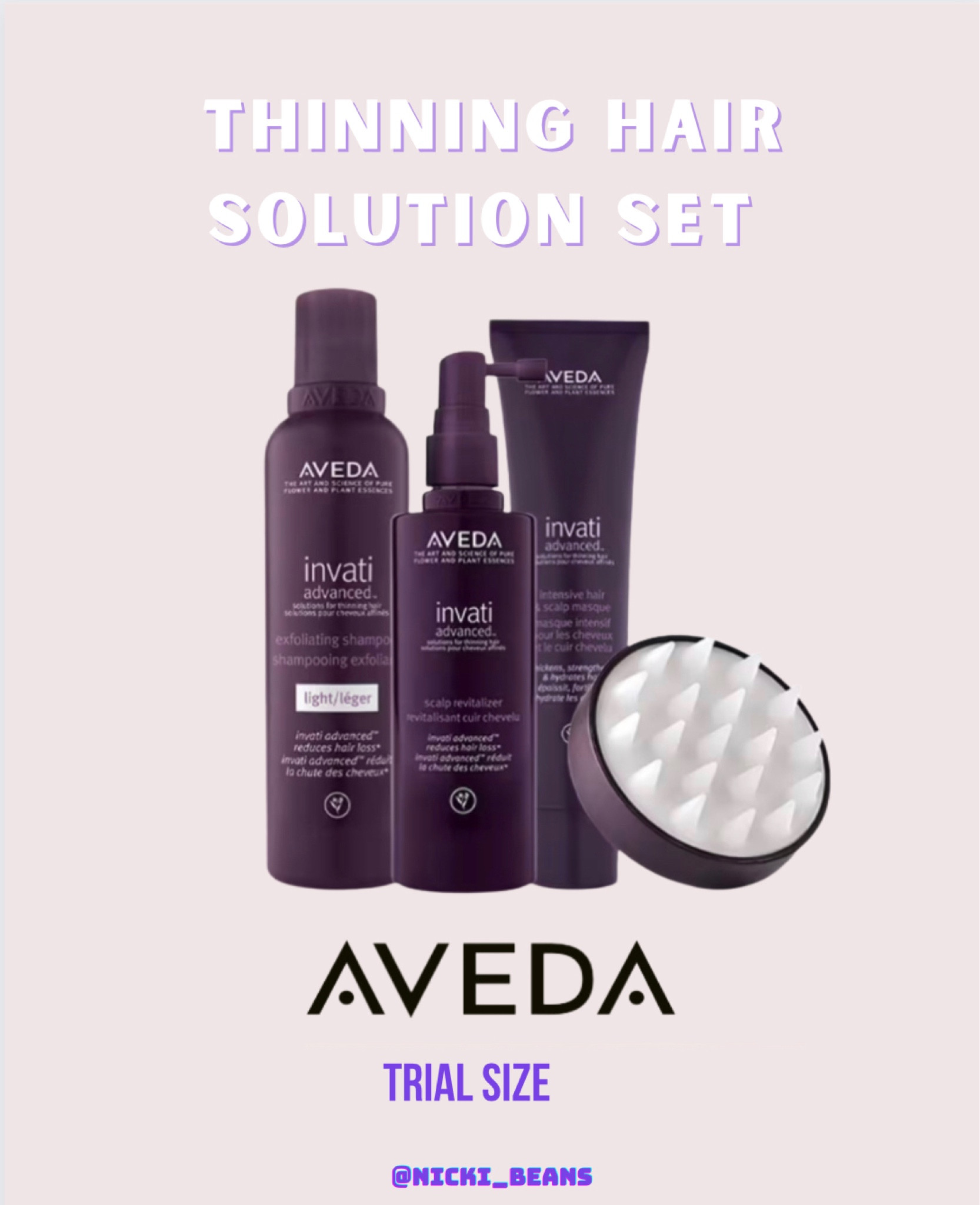 As a licensed cosmetologist one of the number one questions I get regarding hair care is “WHAT CAN I USE FOR THINNING HAIR?!”

I always recommend AVEDA’s Invati system. Naturally derived, vegan, sulfate, and paraben FREE. 

This is a tried and true solution. Healthy THICK hair begins with a healthy scalp. 



#LTKFind #LTKunder50 #LTKbeauty