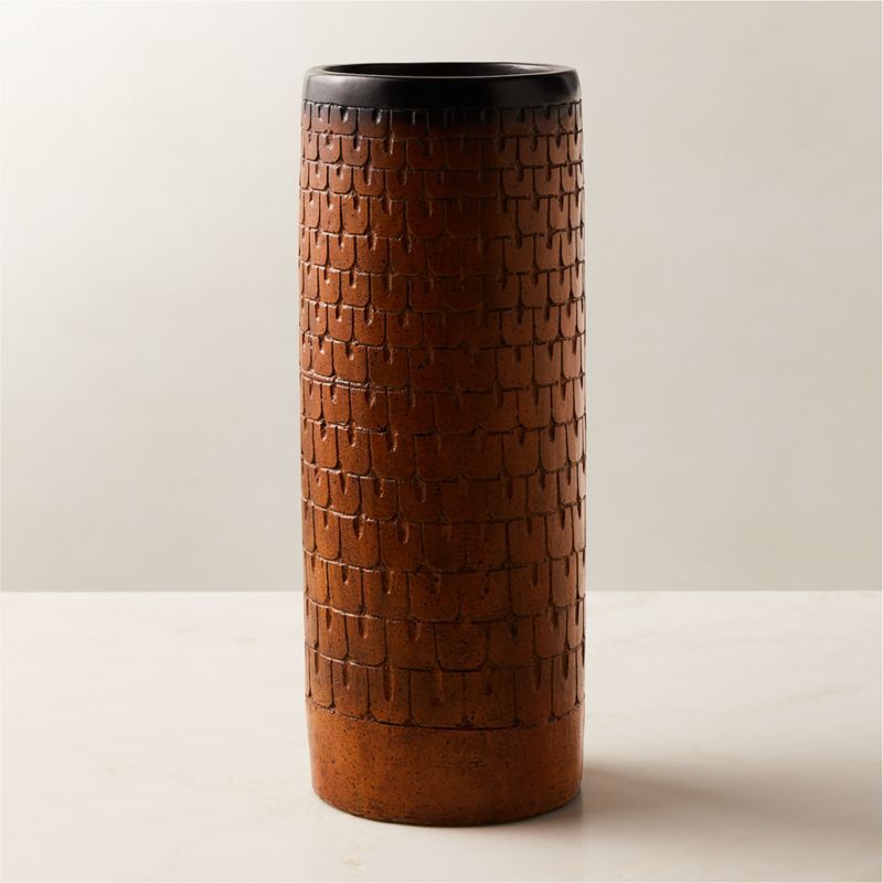 Navan Brown Terracotta Vase | CB2 | CB2