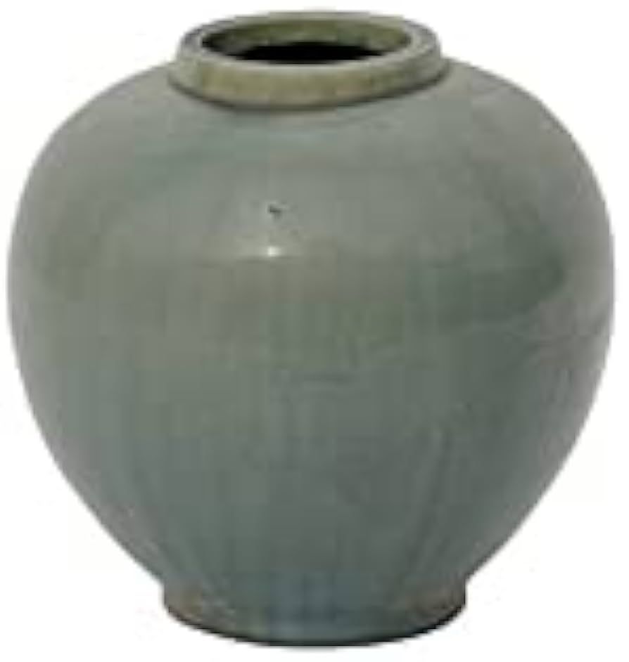 Artissance Small Ceramic Apple Shaped Pot, 9 Inch Tall, Vintage Green (Size & Finish Vary) | Amazon (US)