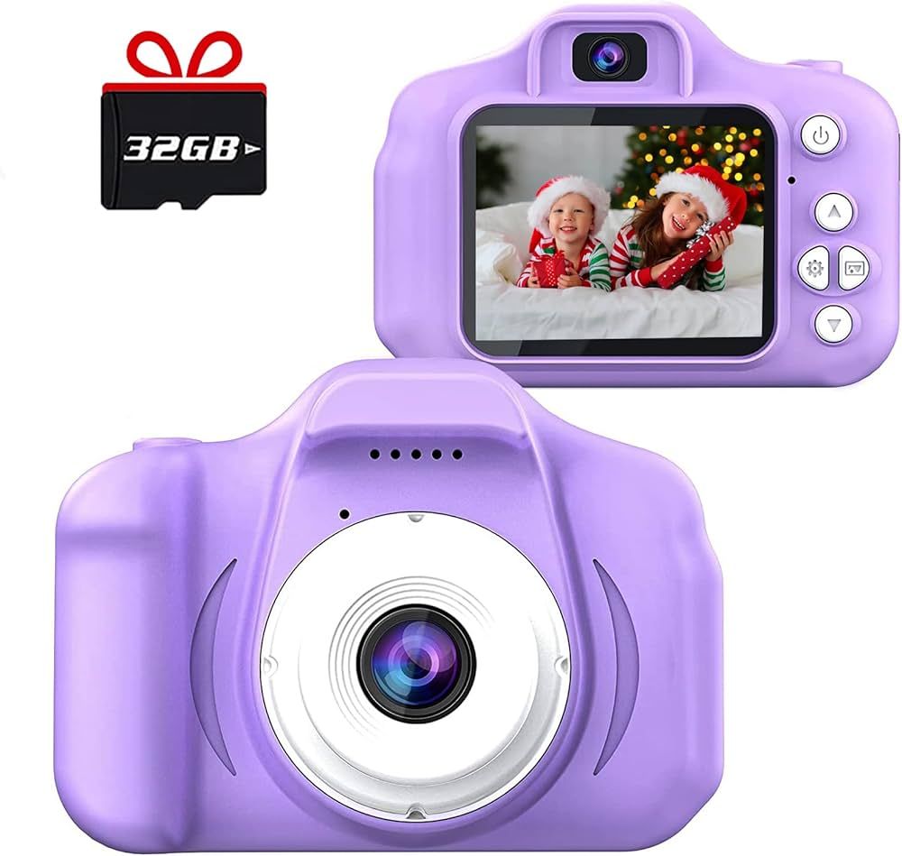 Tyseoome Kids Camera Toys for Girls,Christmas Birthday Festival Gift for Kids Digital Camera for ... | Amazon (US)