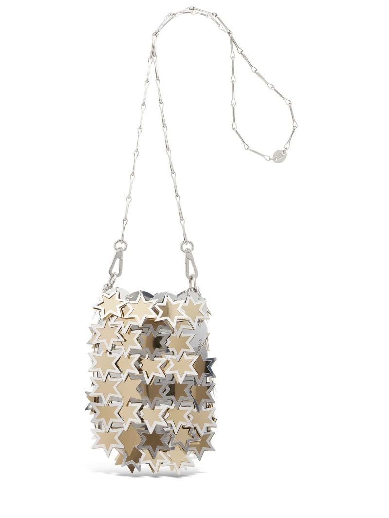 Mini nano sparkle shoulder bag - Rabanne - Women | Luisaviaroma | Luisaviaroma