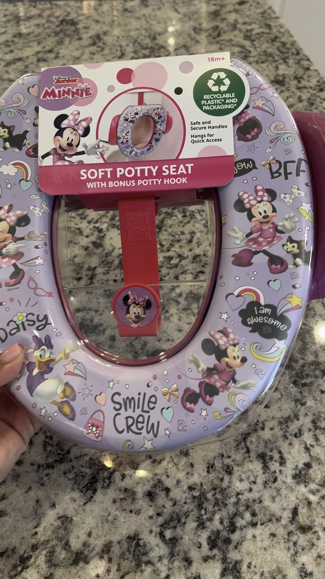 These potty seat is perfect for potty training your toddler. It is soft and homes with a hook, that way you can hang up when you are done using it! 

#LTKVideo #LTKbaby #LTKkids