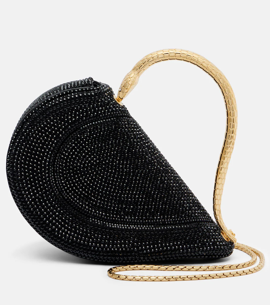 Serpenti Cuore 1968 Small suede tote bag | Mytheresa (UK)