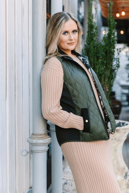 The Barbour vest I wear on repeat is on sale and in stock in multiple colors 

#LTKSeasonal #LTKxNSale #LTKstyletip