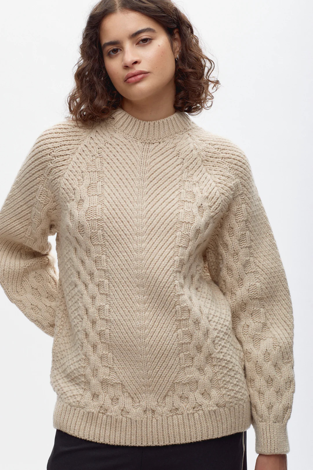 Women's Cable Sweater | Kotn
