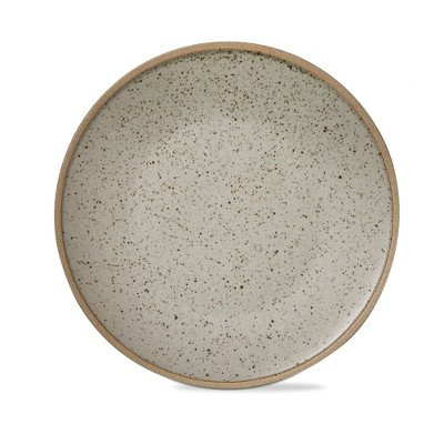 tagltd Speckle Glaze Taupe Brown Appetizer Plate Porcelain Dishwasher Safe 8.3 Inch Dining Plates | Target