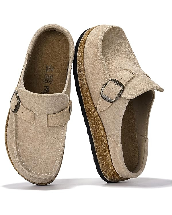 Project Cloud Genuine Leather Moccasin-Style Clogs for Women - Memory Foam and Water Resistant Mu... | Amazon (US)