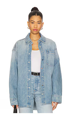 GRLFRND Donna Shirt in La Brea Ave from Revolve.com | Revolve Clothing (Global)