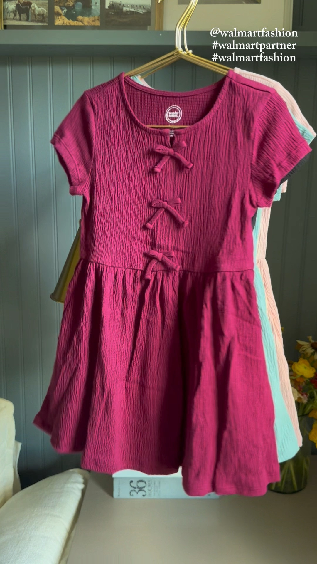 Love these bow dresses for girls! Comes in sizes XS-XXL @walmartfashion #walmartpartner #walmartfashion 

#LTKKids #LTKFamily #LTKStyleTip