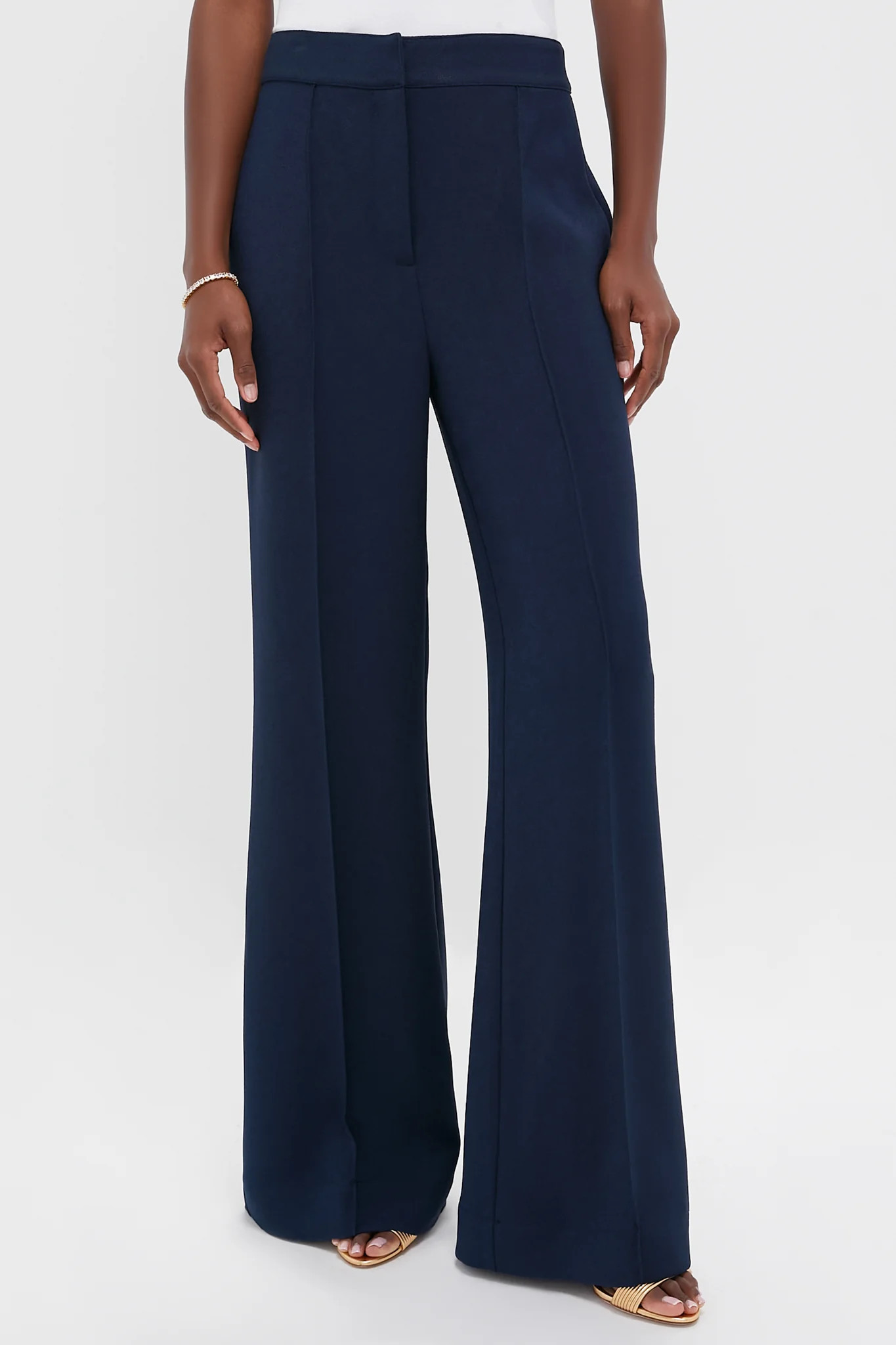 Navy Crepe Versailles Pant | Tuckernuck (US)