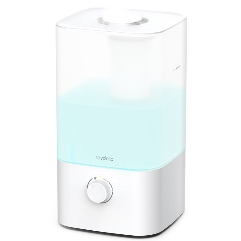 raydrop Cool Mist Humidifier for Room, 2.5L Air Humidifier for Baby, Top Fill, White | Walmart (US)