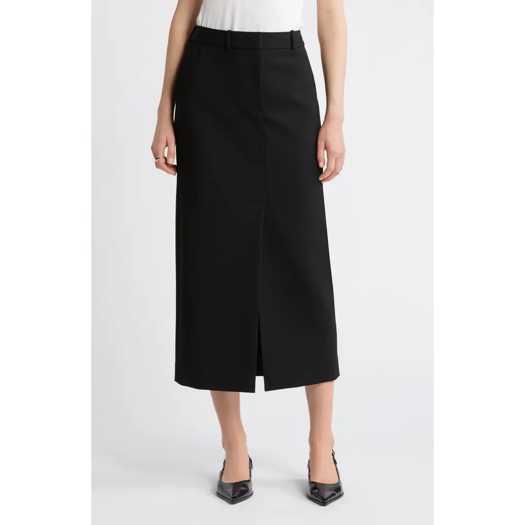 Nordstrom Maxi Pencil Skirt in Black at Nordstrom, Size Small | Nordstrom