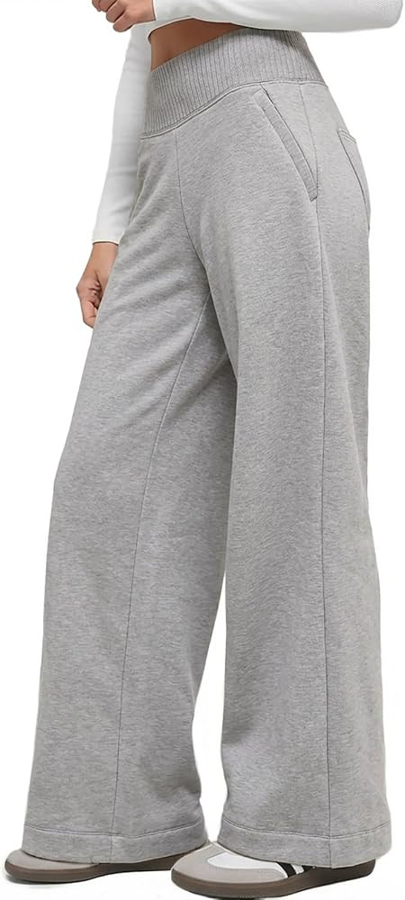 Sweetmoon Wide Leg Sweatpants Women Baggy & Lightweight Jogger | Amazon (US)
