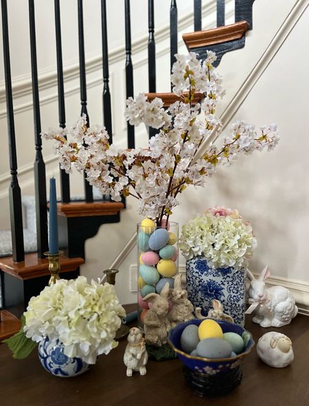 Spring and Easter refresh. Centerpiece ideas and faux flowers that look real  

#LTKhome #LTKSeasonal #LTKfindsunder50
