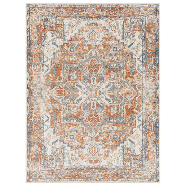 Livabliss Lillian Elegant Washable Rug | Paynes Gray
