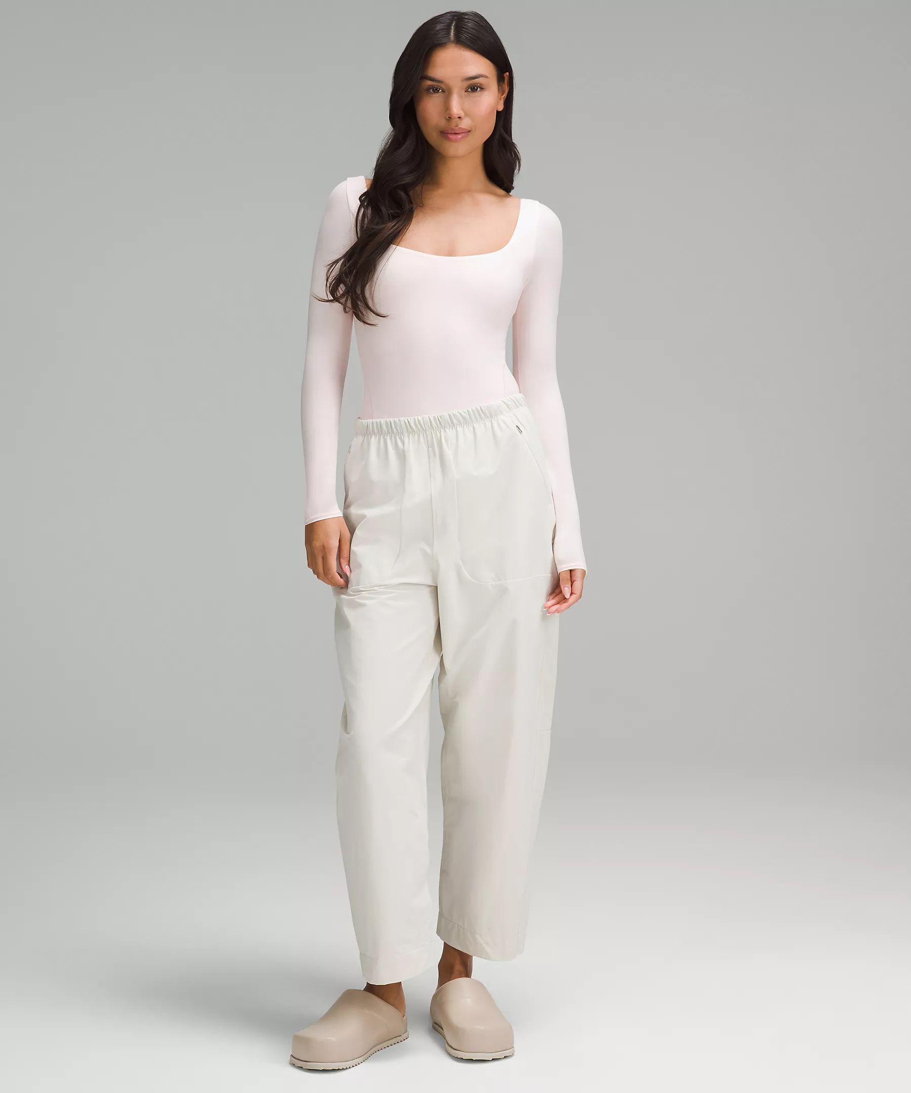 Wundermost Ultra-Soft Nulu Square-Neck Long-Sleeve Bodysuit | Women's Long Sleeve Shirts | lulule... | Lululemon (US)