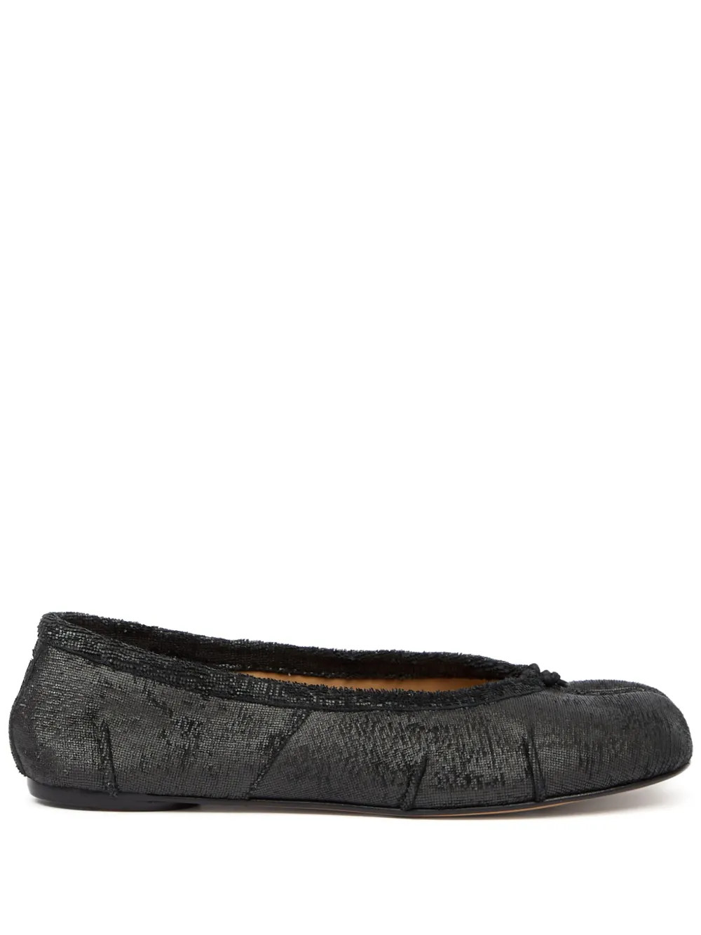 Maison Margiela Tabi Ballerina Shoes | Black | FARFETCH | Farfetch Global