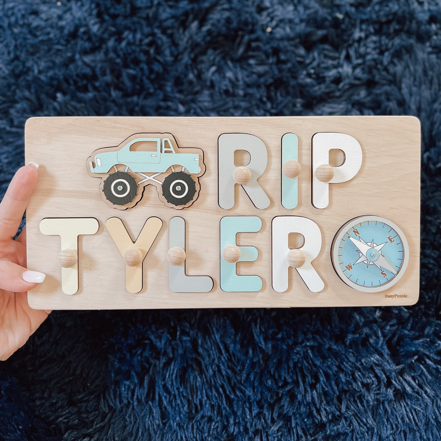 This was the perfect gift for my toddler! 
So good for learning & development 🧩 

#namepuzzle #etsyfinds #customorder #toddlerboy #toddlergift #boymama #monstertruck #woodentoys

#LTKFind #LTKGiftGuide #LTKkids