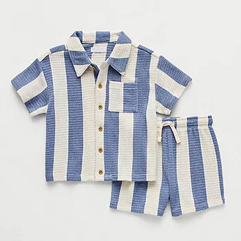 new!Grayson Little Toddler Boys 2-pc. Short Set | JCPenney