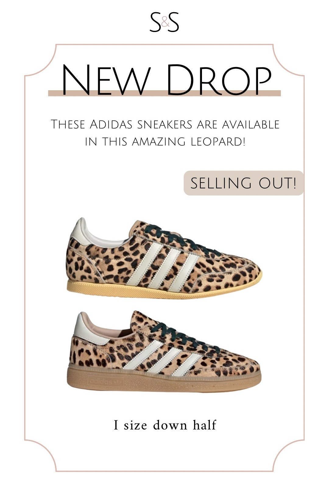 I grabbed these the second I saw them. Leopard but still neutral, and they somehow go with everything I wear. I size down half in these.

spring sneakers women, leopard sneakers outfit, adidas leopard sneakers, casual spring shoes, everyday sneakers women, neutral spring outfits, travel sneakers women, comfy walking shoes spring

#LTKmomlife #LTKOver40 #LTKActive