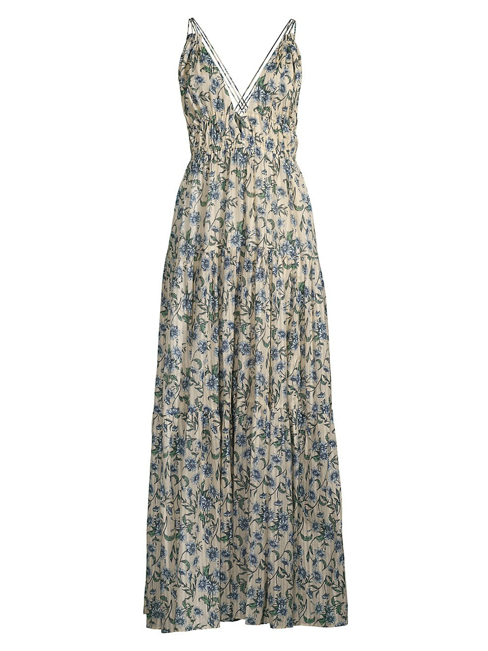 Isobel Floral Plunging Maxi Dress | Saks Fifth Avenue
