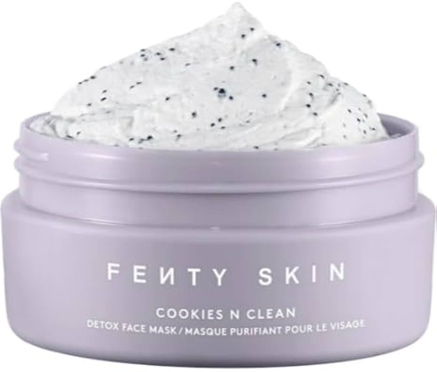 Fenty Skin Cookies N Clean Whipped Clay Pore Detox Face Mask with Salicylic Acid + Charcoal 2.5 o... | Amazon (US)