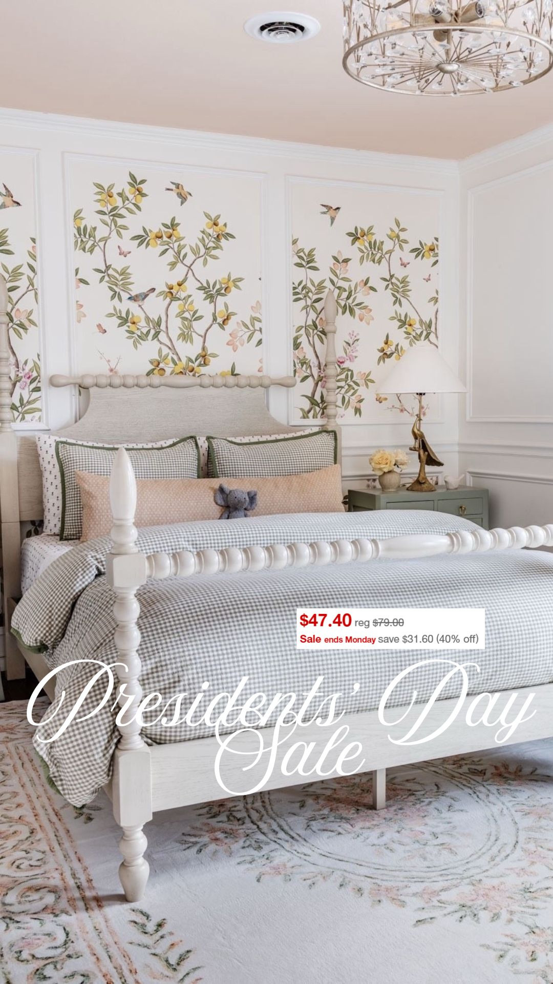  40% off bedding! Most everything else on sale too! 

Girls room, bed, Beckett bed, big girl room, pink, peacock

 

#LTKSaleAlert