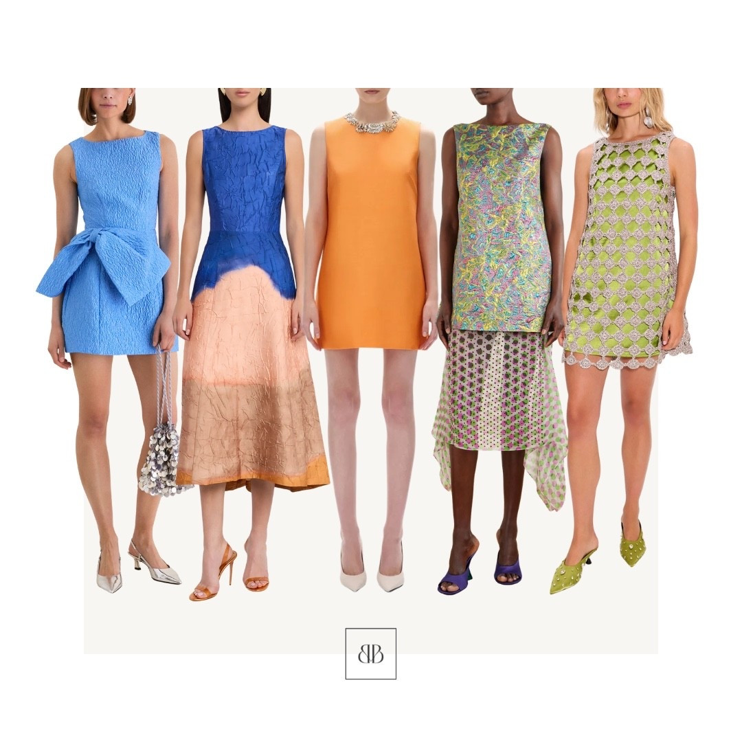 Cocktail dresses for an art gallery opening or museum event! 