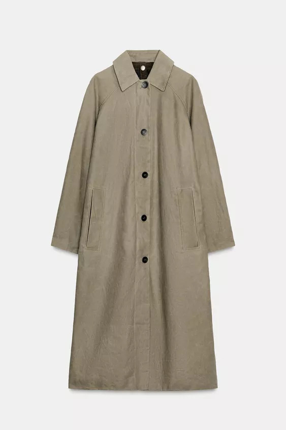 ZW COLLECTION LIMITED EDITION WAXED TRENCH COAT | Zara US